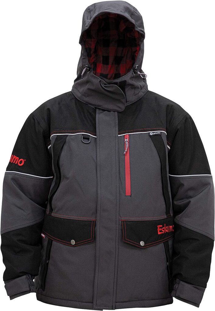 Eskimo Mens Keeper Insulated Jacket, Gray/Black, Large Eskimo Mens Keeper Insulated Jacket, Gray/Black, Large