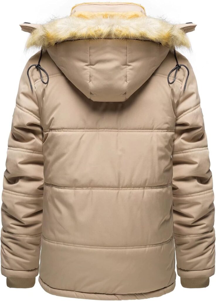 MAGCOMSEN Mens Winter Coat Puffer Jacket Thicken Warm Fur Down Parka Jackets with Removable Hood MAGCOMSEN Mens Winter Coat Puffer Jacket Thicken Warm Fur Down Parka Jackets with Removable Hood