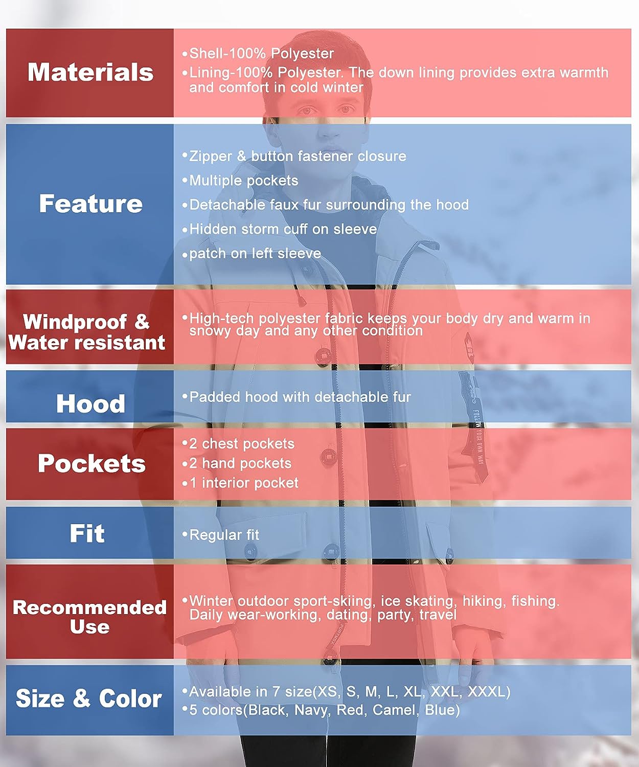 PUREMSX Men’s Insulated Down Parka Review